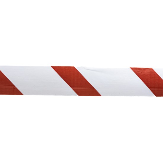 Taśma ostrzegawcza biało-czerwona