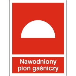 EG-tablice „Nawodniony pion gaśniczy”