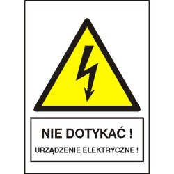 EG-tablice „Nie dotykać urządzenie elektryczne”