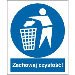 EG-tablice „Zachowaj czystość”