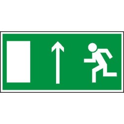 EG-tablice „Kierunek do wyjścia drogi ewakuacyjnej w górę (znak uzupełniający)”