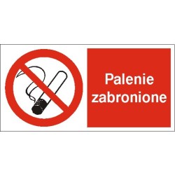 EG-tablice „Palenie zabronione” pozioma