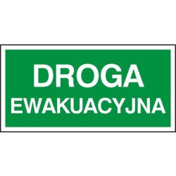 EG-tablice „Droga ewakuacyjna”