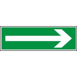 EG-tablice „Kierunek drogi ewakuacyjnej”