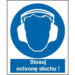 EG-tablice „Nakaz stosowania ochrony słuchu”
