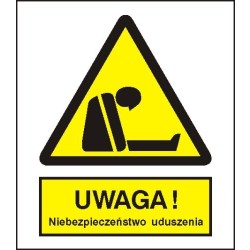 EG-tablice „Uwaga! Niebezpieczeństwo uduszenia”