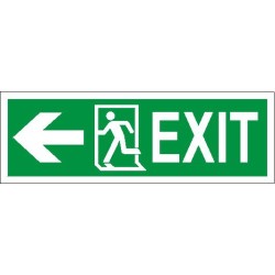 EG-tablice „Exit, w lewo”