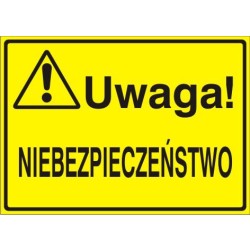 EG-tablice „Uwaga! Niebezpieczeństwo”