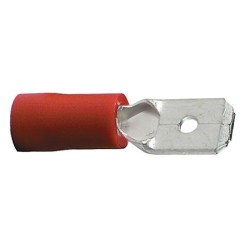 Wtyki konektorowe izolowane PVC - 100 sztuk