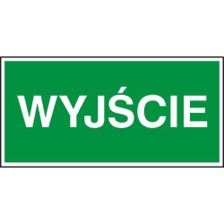 EG-tablice „Wyjście”