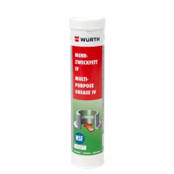 Smar w kartuszu typ 4 biały Würth 400g atest NSF