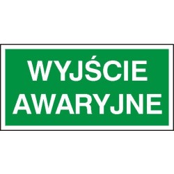 EG-tablice „Wyjście awaryjne”