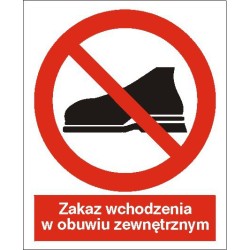 EG-tablice „Zakaz wchodzenia w obuwiu zewnętrznym”