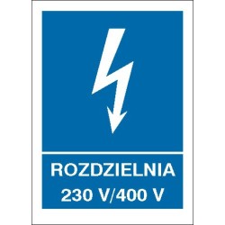 EG-tablice „Rozdzielnia 230 V/400 V”