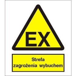 EG-tablice „Strefa zagrożenia wybuchem”