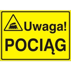 EG-tablice „Uwaga! Pociąg”