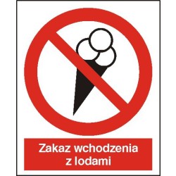 EG-tablice „Zakaz wchodzenia z lodami”