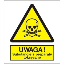 EG-tablice „Ostrzeżenie przed substancjami i preparatami toksycznymi”