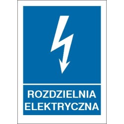 EG-tablice „Rozdzielnia elektryczna”
