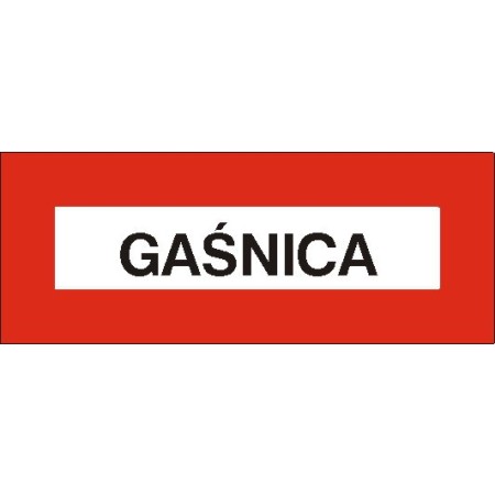 EG-tablice „Gaśnica” pozioma