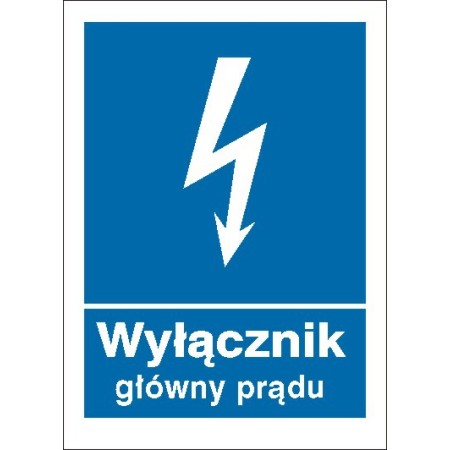 EG-tablice „Wyłącznik główny prądu”