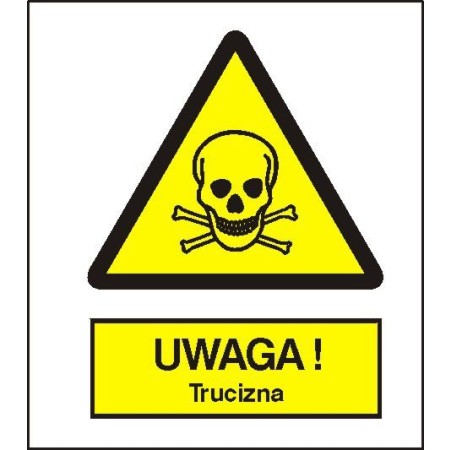 EG-tablice „Ostrzeżenie przed niebezpieczeństwem zatrucia substancjami toksycznymi”