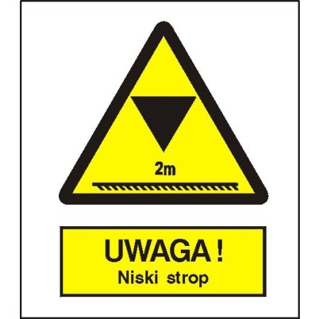 EG-tablice „Ostrzeżenie przed ograniczeniem wysokości”