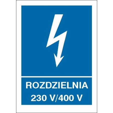 EG-tablice „Rozdzielnia 230 V/400 V”