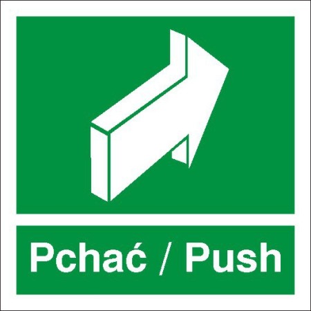 EG-tablice „Pchać/Push”