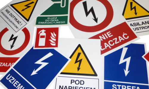 Znaki bezpieczeństwa - obowiązkowo bezpieczne